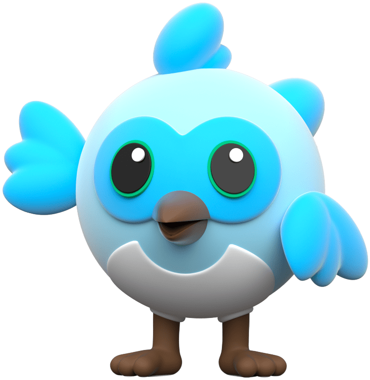 Flutter公式マスコットのDash